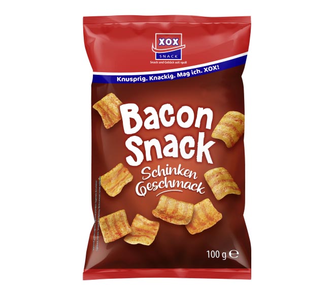 XOX wheat snack 100g – bacon