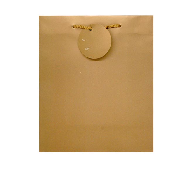 Gift Bag – medium gold (3056)