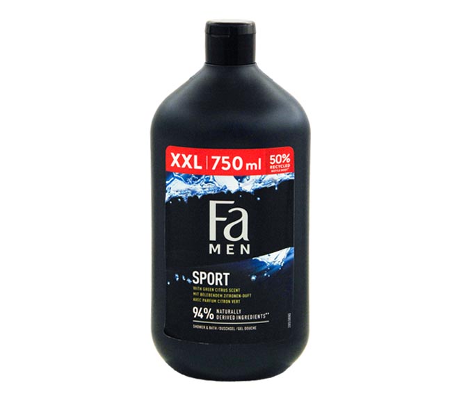 FA Men shower & bath 750ml – Sport