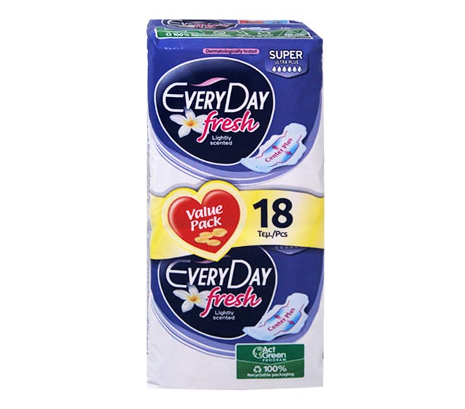 EVERY DAY Fresh Super Ultra Plus 18pcs – Lightly Scented