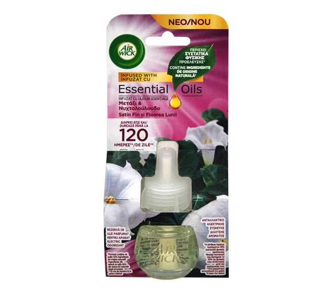 AIR WICK diffuser refill essential oils 19mll – Silk & Evening Primrose