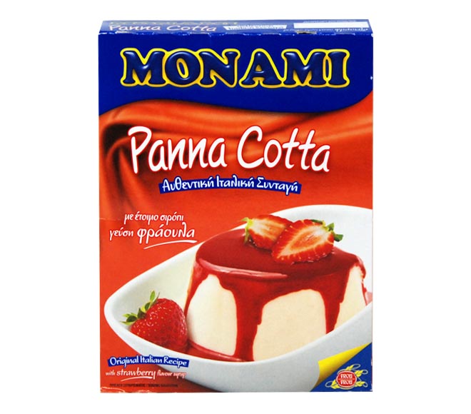 panna cotta MONAMI with strawberry syrup 180g