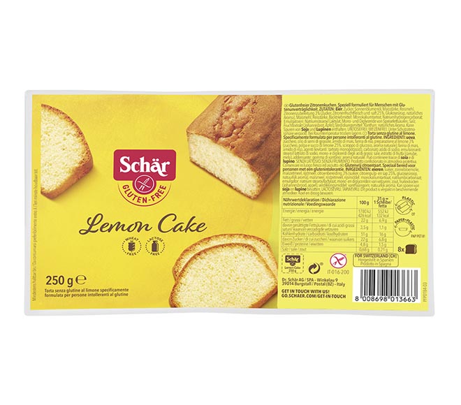 SCHAR Gluten Free Lemon Cake 250g