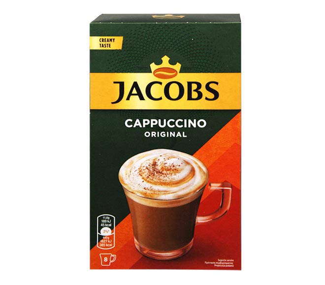sachets JACOBS cappuccino 8×11.6g 92.8g – Original