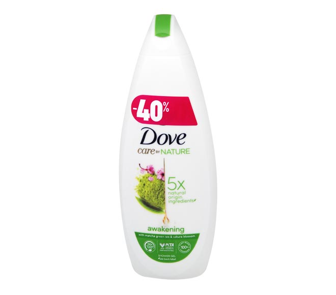 DOVE body wash care by nature 600ml – awakening (40% OFF)