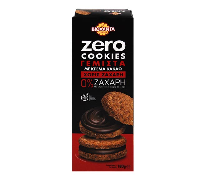 VIOLANTA zero cookies sugar free 180g – cocoa cream