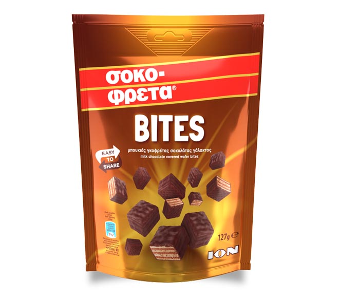 ION chocofreta bites 127g – milk chocolate