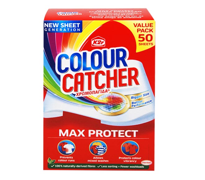 K2r colour catcher Max Protect 50 sheets (BIG VALUE PACK)