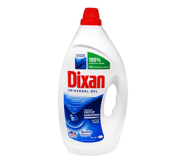 DIXAN Plus universal gel 70 washes 3.5L – Active Fresh