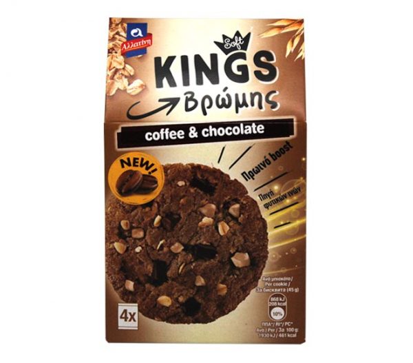 ALLATINI soft oat cookies coffee & chocolate (4pcs) 180g
