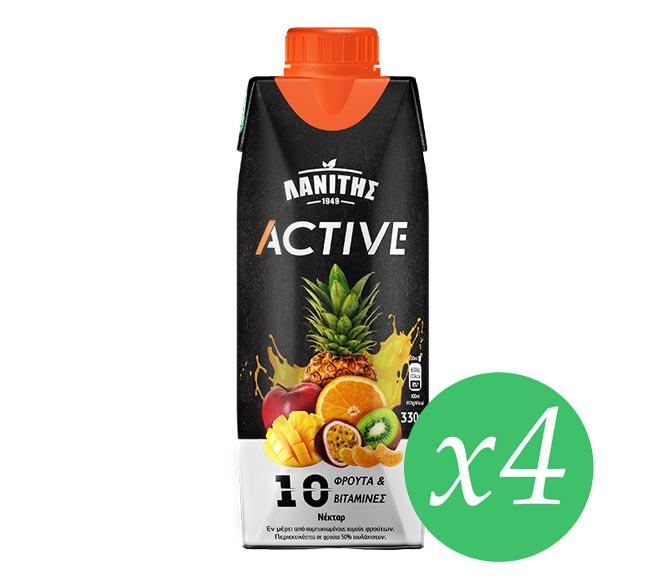 LANITIS juice active NECTAR 4x330ml
