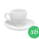 Espresso Cup and Sauser x6pcs