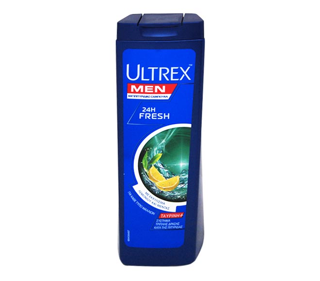 ULTREX MEN shampoo 360ml – 24H fresh