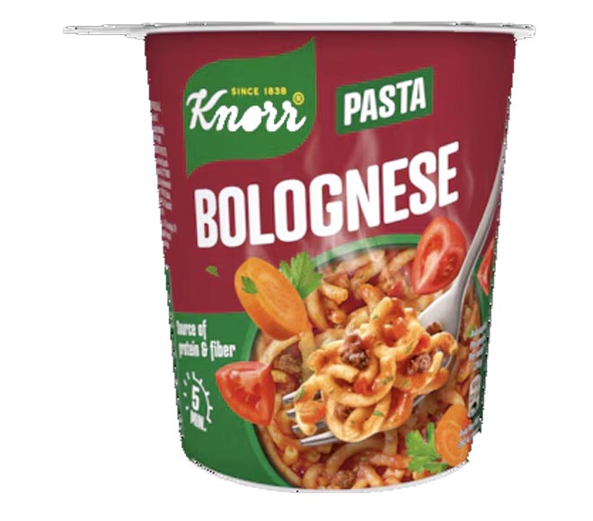 KNORR pasta snack pot 60g – Bolognese