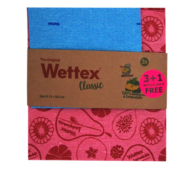 sponges towel WETTEX Original 3pcs No.3 + 1pcs No.1 (3+1 FREE)
