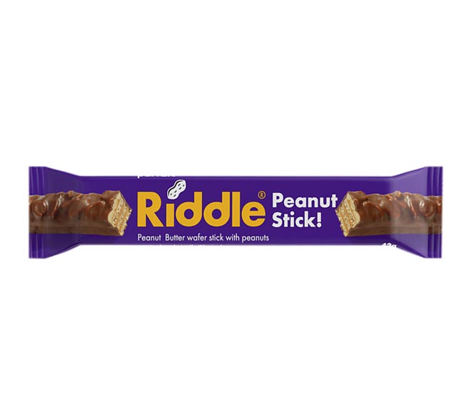 RIDDLE Peanut Stick 42g – Peanuts Coated with Milk Chocolate
