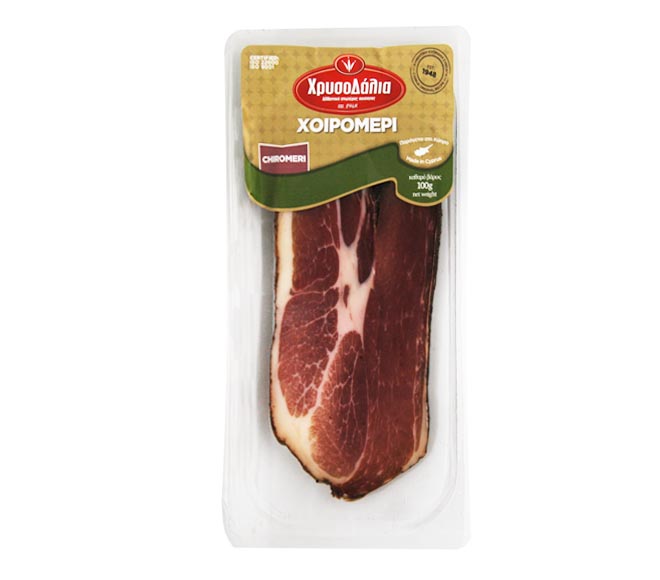 CHRYSODALIA traditional smoked pork leg sliced (chiromeri) 100g