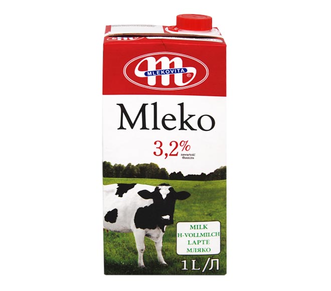 long life MLEKOVITA milk 3.2% fat 1L