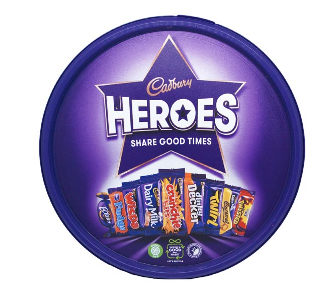 CADBURY HEROES Chocolates 600g – Cheap Basket