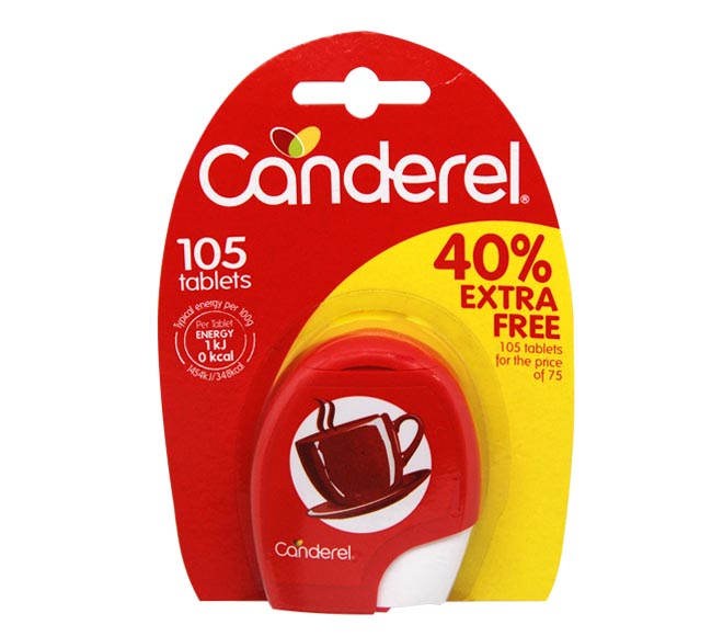 sweetener CANDEREL tablets 105pcs 8.93g (40% FREE PRODUCT)