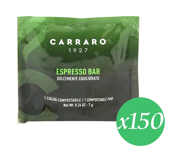CARRARO Espresso pods 150pcs