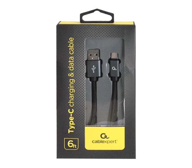 CABLEXPERT charging & data cable type C – Black