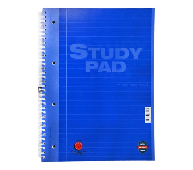 notebook CAMEL study pad A4 80 sheets – blue