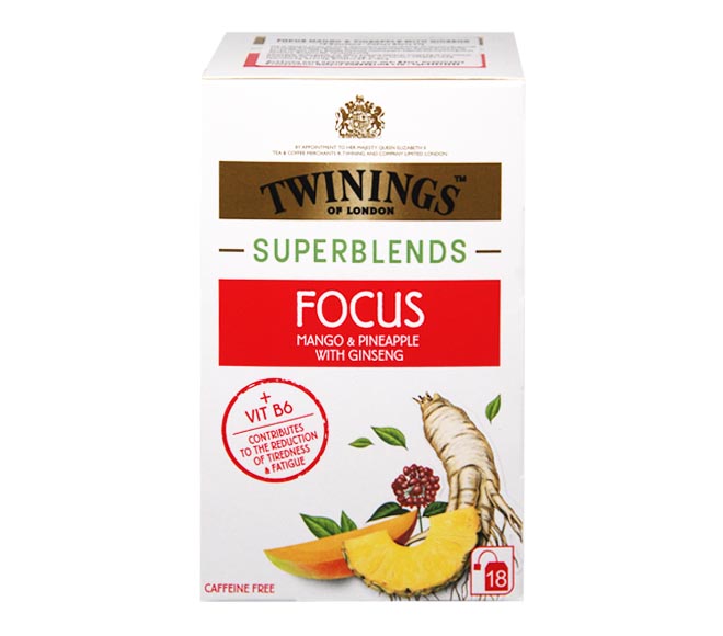 tea TWININGS Superblends (18pcs) 27g – Focus