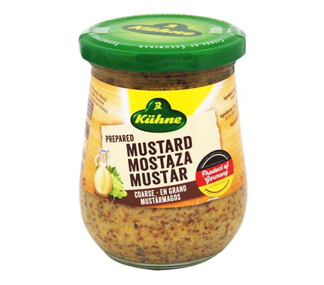 mustard KUHNE wholegrain 255g