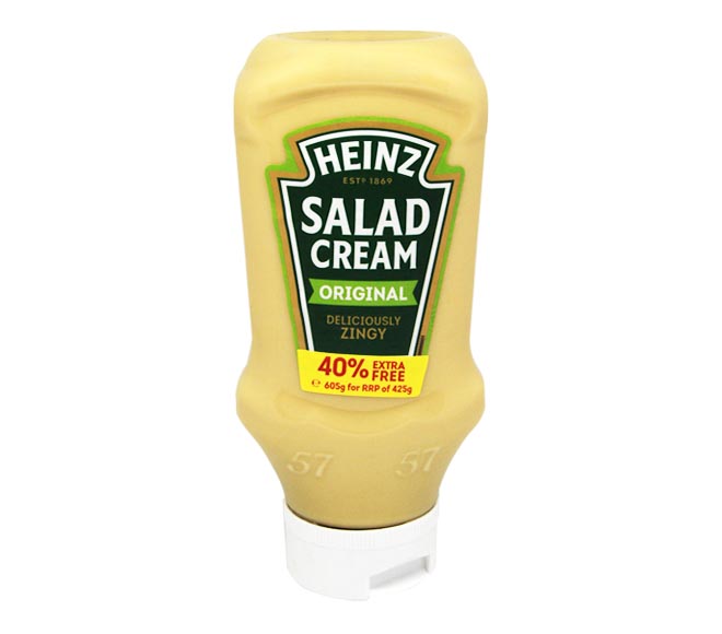 sauce HEINZ Salad Cream 605g (40% FREE) – Original