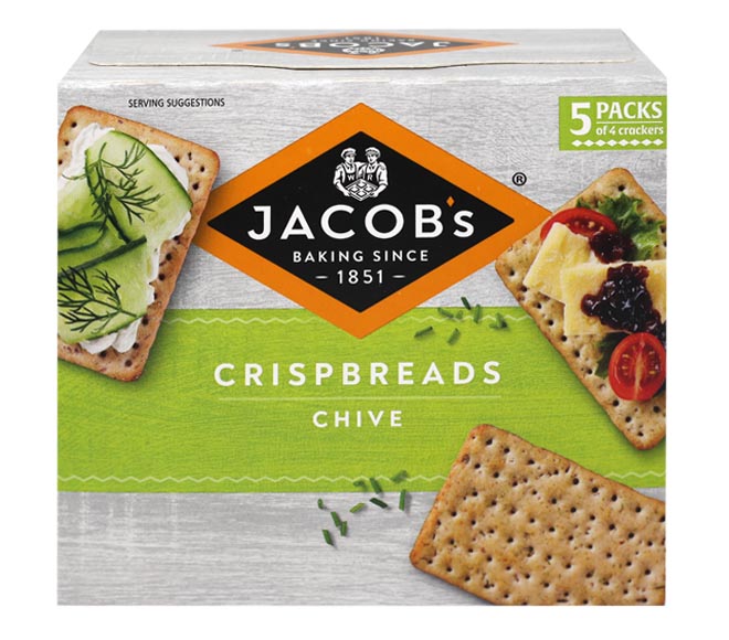 JACOBS crispbreads chive 190g