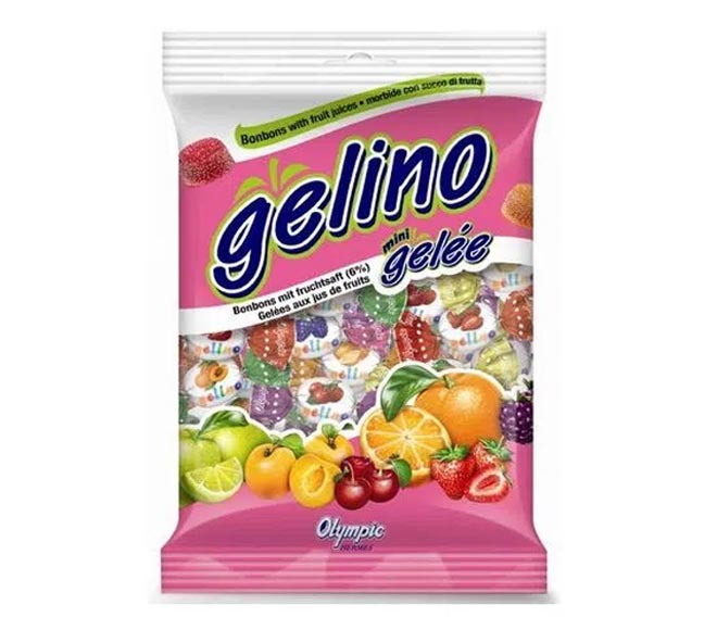 sweets GELINO mini jelly with fruit juices 200g