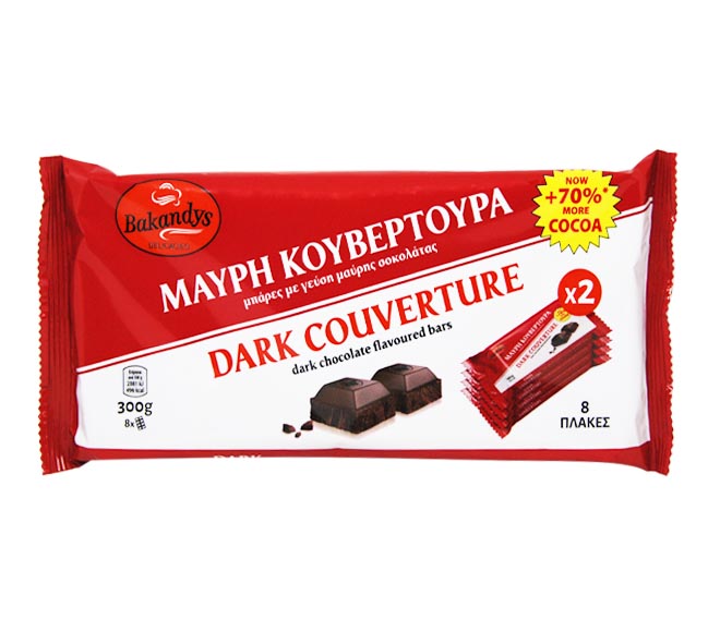 BAKANDYS couverture 300g – dark chocolate
