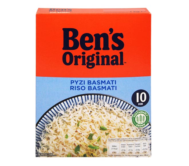BENS Original basmati rice 10 min 1kg