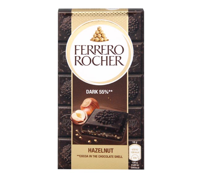 FERRERO ROCHER chocolate 90g – dark 55% (EXP. DATE 06/05/2024)