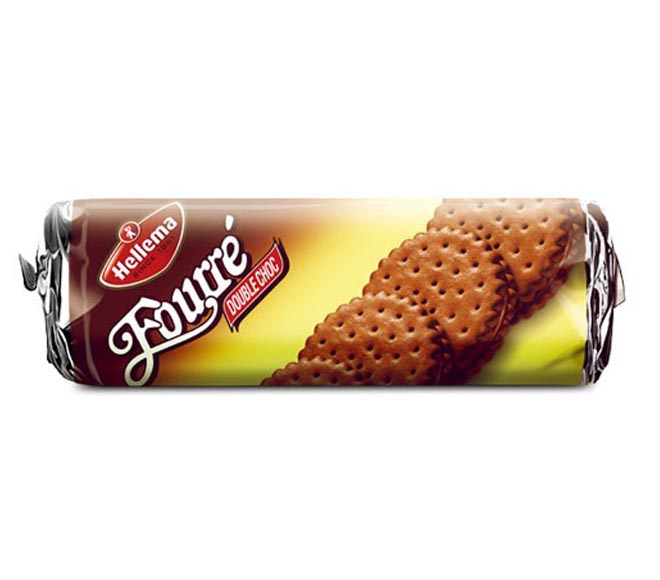 HELLEMA Fourre Double Chocolte Biscuits 300G