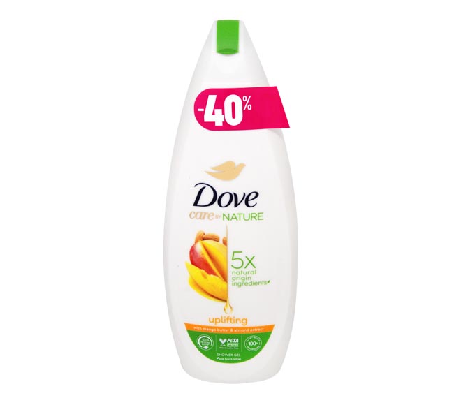 DOVE shower gel 600ml – Mango Butter & Almond Extract (40% OFF)