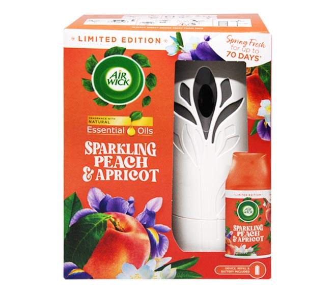AIR WICK Automatic Spray Machine Essential Oils – Sparkling Peach & Apricot