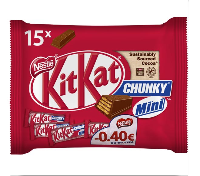 KIT KAT chunky minis x15pcs 250g (€0.40 LESS)