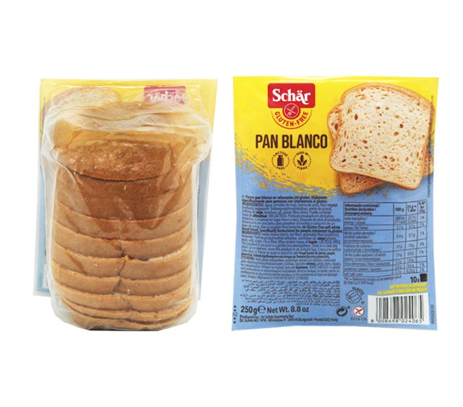 SCHAR Gluten Free Bread 250g – Pan Blanco