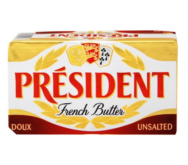 butter PRESIDENT unsalted 200g