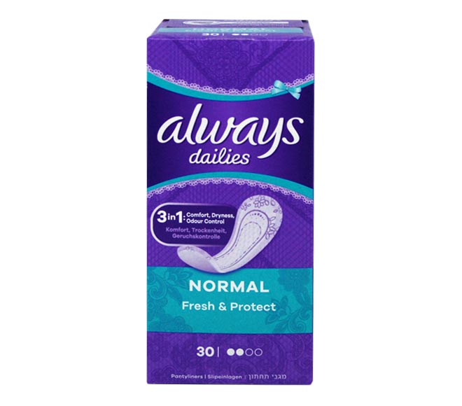 ALWAYS dailies Fresh & Protect 30pcs – Normal
