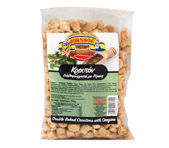 JOHNSOF Double Baked croutons with Oreganon 250g