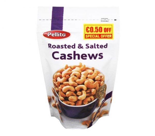 PELLITO Roasted salted cashews 120g (€0.50 OFF)