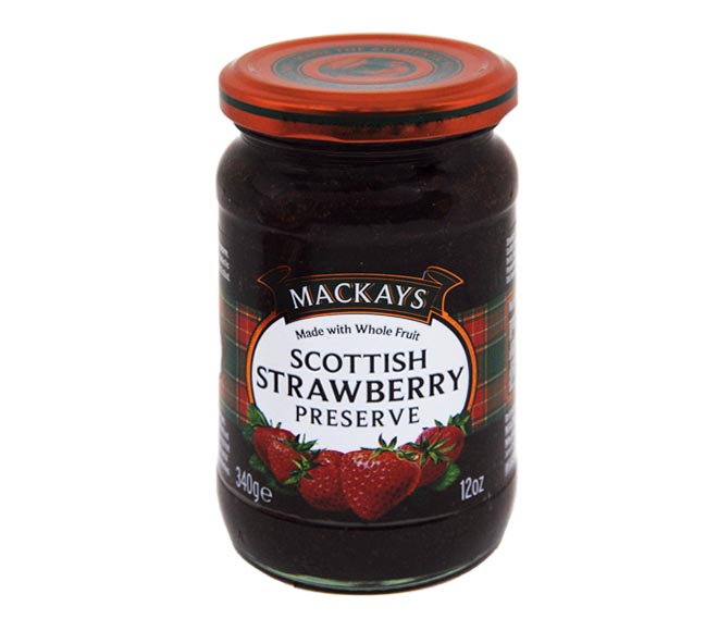 jam MACKAYS scottish strawberry preserve 340g