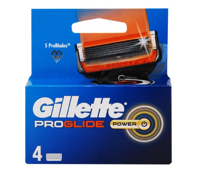 GILLETTE Fusion 5 ProGlide Power razor blades 4pcs