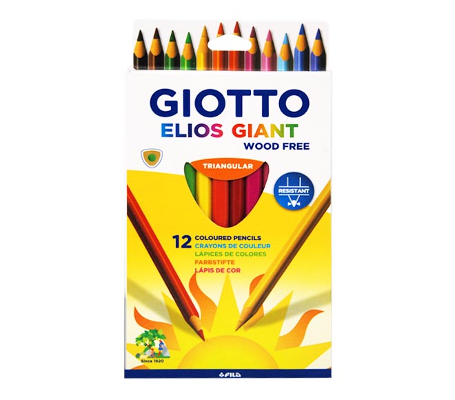 pencils GIOTTO Elios Giant coloured 12pcs