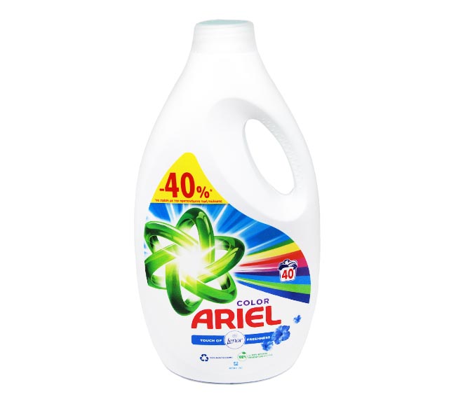 ARIEL liquid 40 washes 2200ml – Touch of Lenor Freshness (-40% LESS)