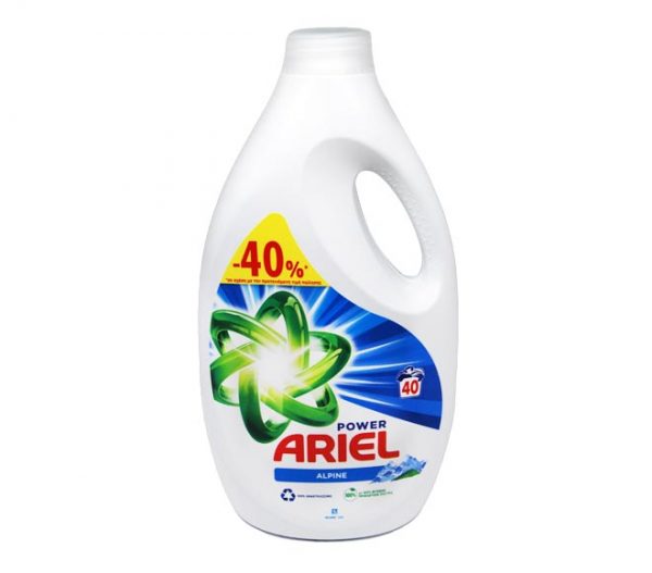 ARIEL liquid 40 washes 2200ml - Alpine (-40% LESS)