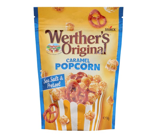 WERTHERS Original caramel popcorn brezel 140g
